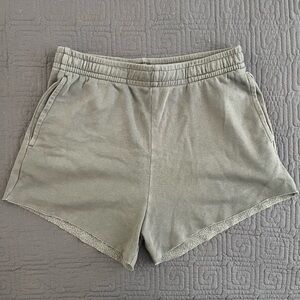 H&M Women's Musty Green Shorts